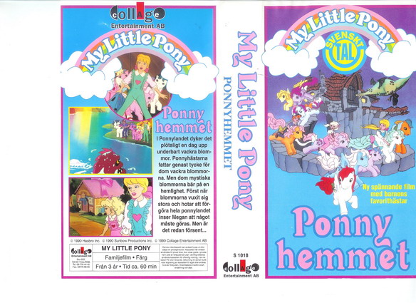 MY LITTLE PONY: PONNYHEMMET (VHS)